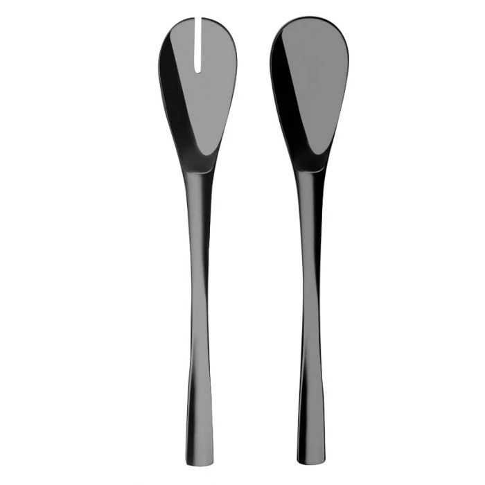 Набор сервисный для салата Degrenne Xy Black Miroir 30 см, Черный
