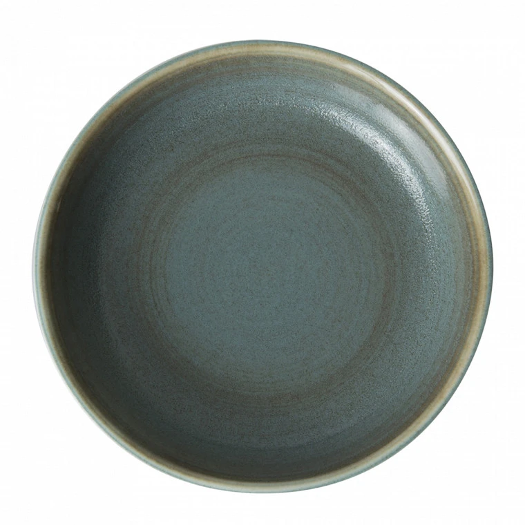 Соусное блюдо Royal Crown Derby Studio Glaze Ocean Whisper 11 см, Сине-серый