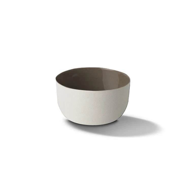 Пиала Esma Dereboy Round 12x6,5 см, Айвори, Тауп 