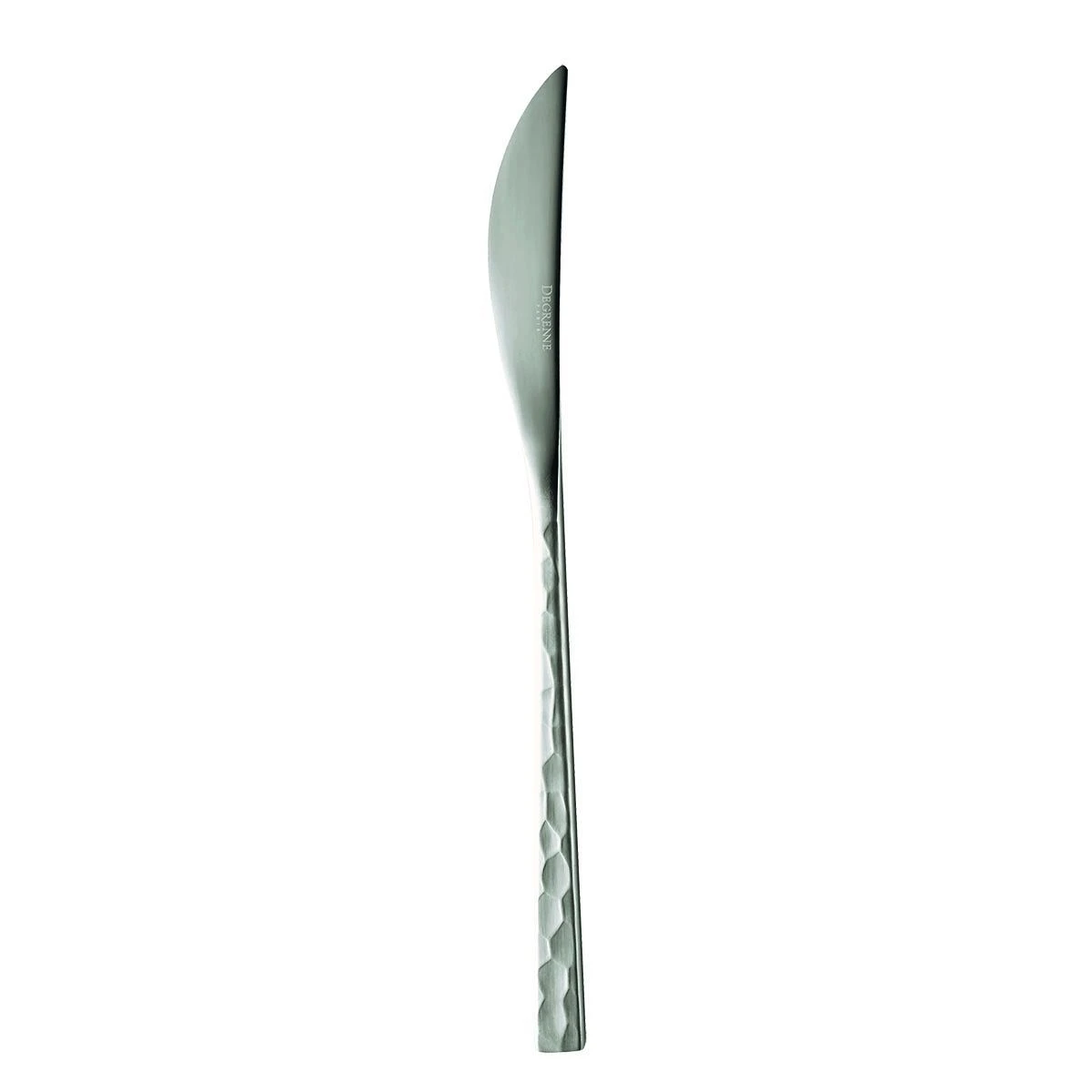 Нож столовый Degrenne Fuse Martele 21,5 см, Серебряный