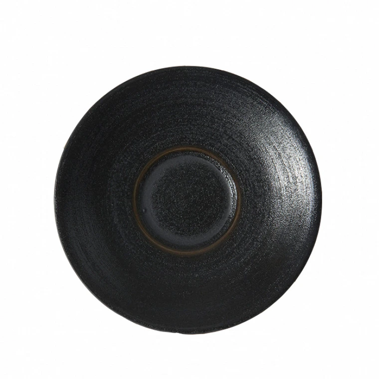 Блюдце Royal Crown Derby Studio Glaze Almost Midnight 15 см, Дымчатый