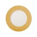 Тарелка десертная Boreal Satin Dore 22,5 см, Золотой, Белый
