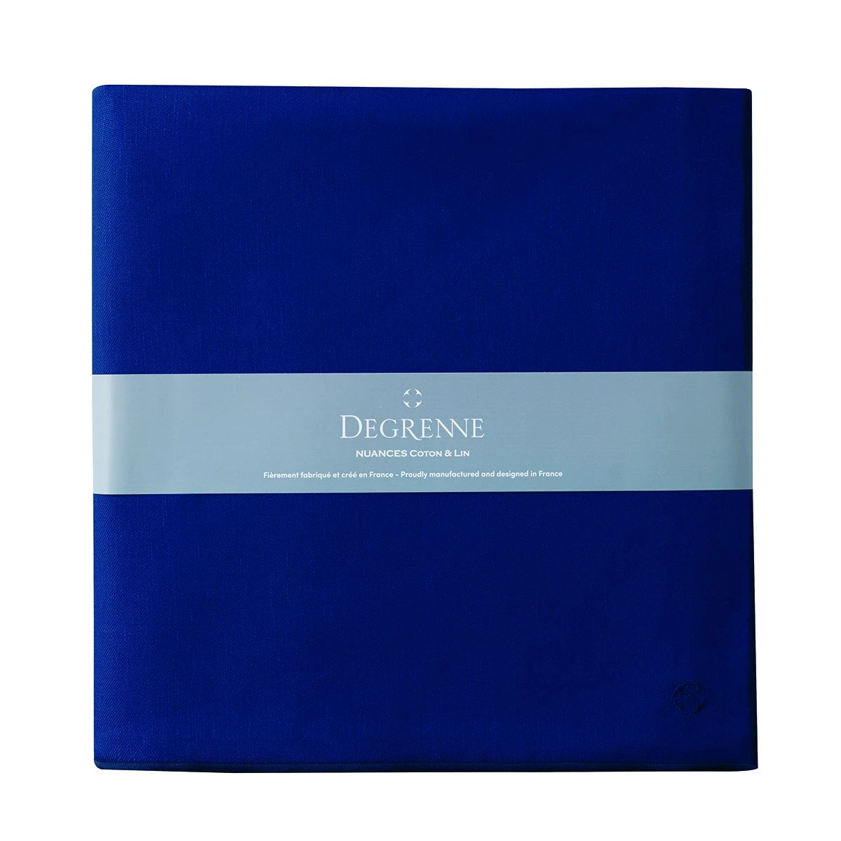 Скатерть Degrenne Nuances Coton & Lin Blue Roy 180 х 180 см, Синий
