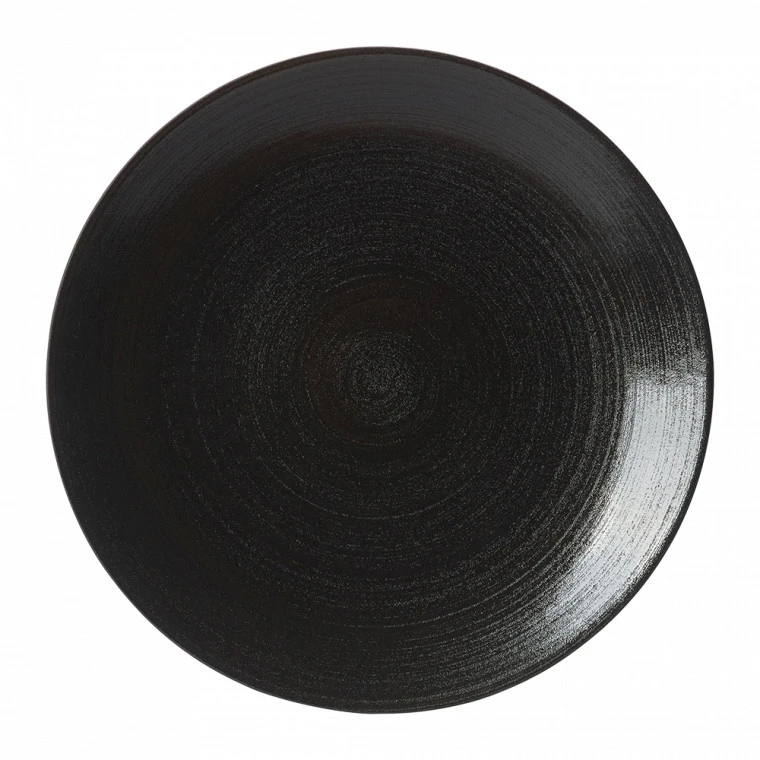 Тарелка обеденная Royal Crown Derby Studio Glaze Almost Midnight 27 см, Дымчатый
