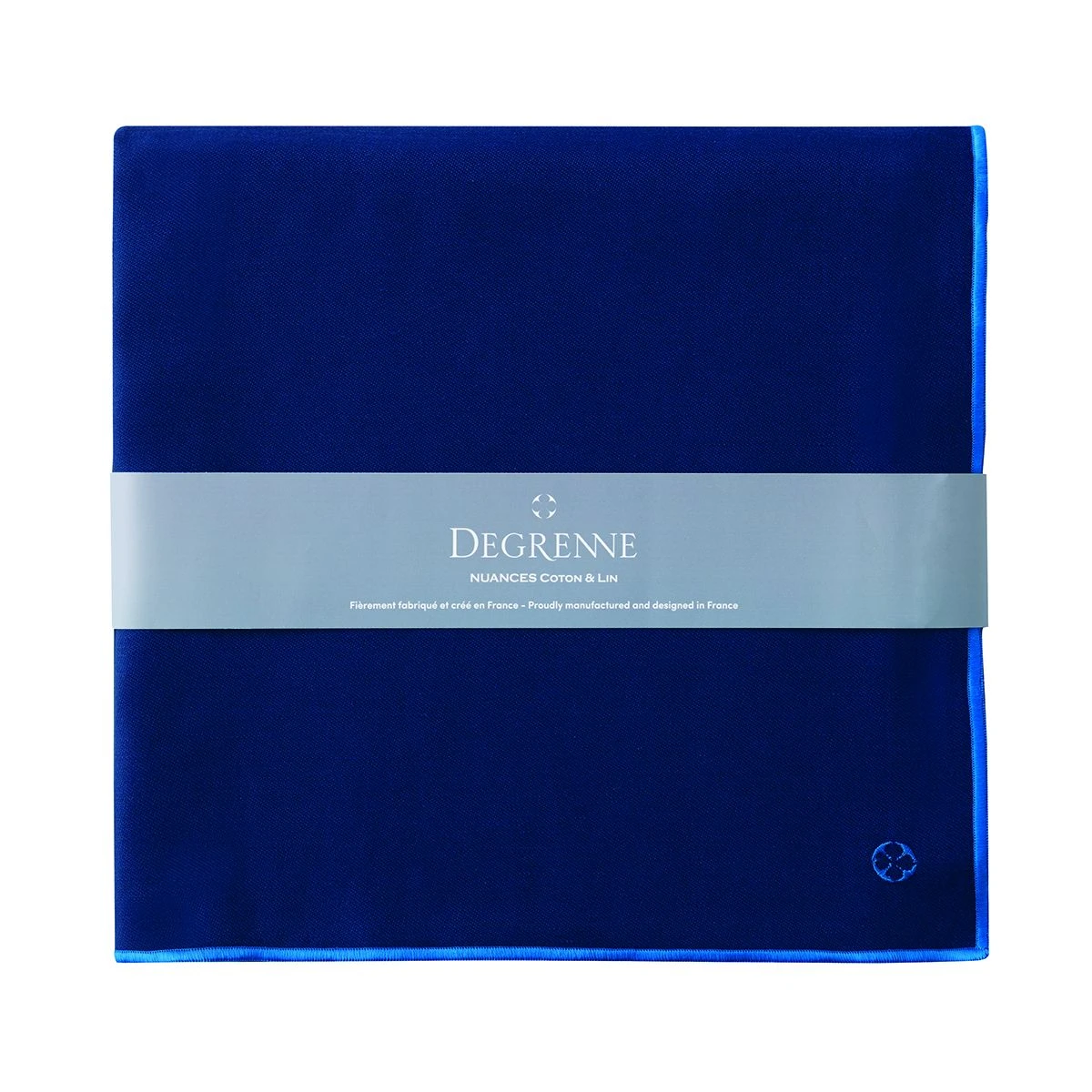 Скатерть Degrenne Nuances Coton & Lin Blue Nuit 180 х 180 см, Синий