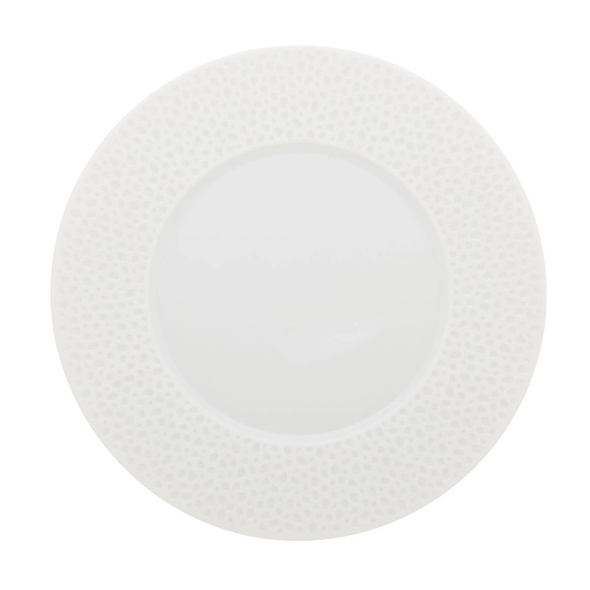 Тарелка десертная Degrenne Collection L - Perles De Rosee Blanches 24 см, Белый