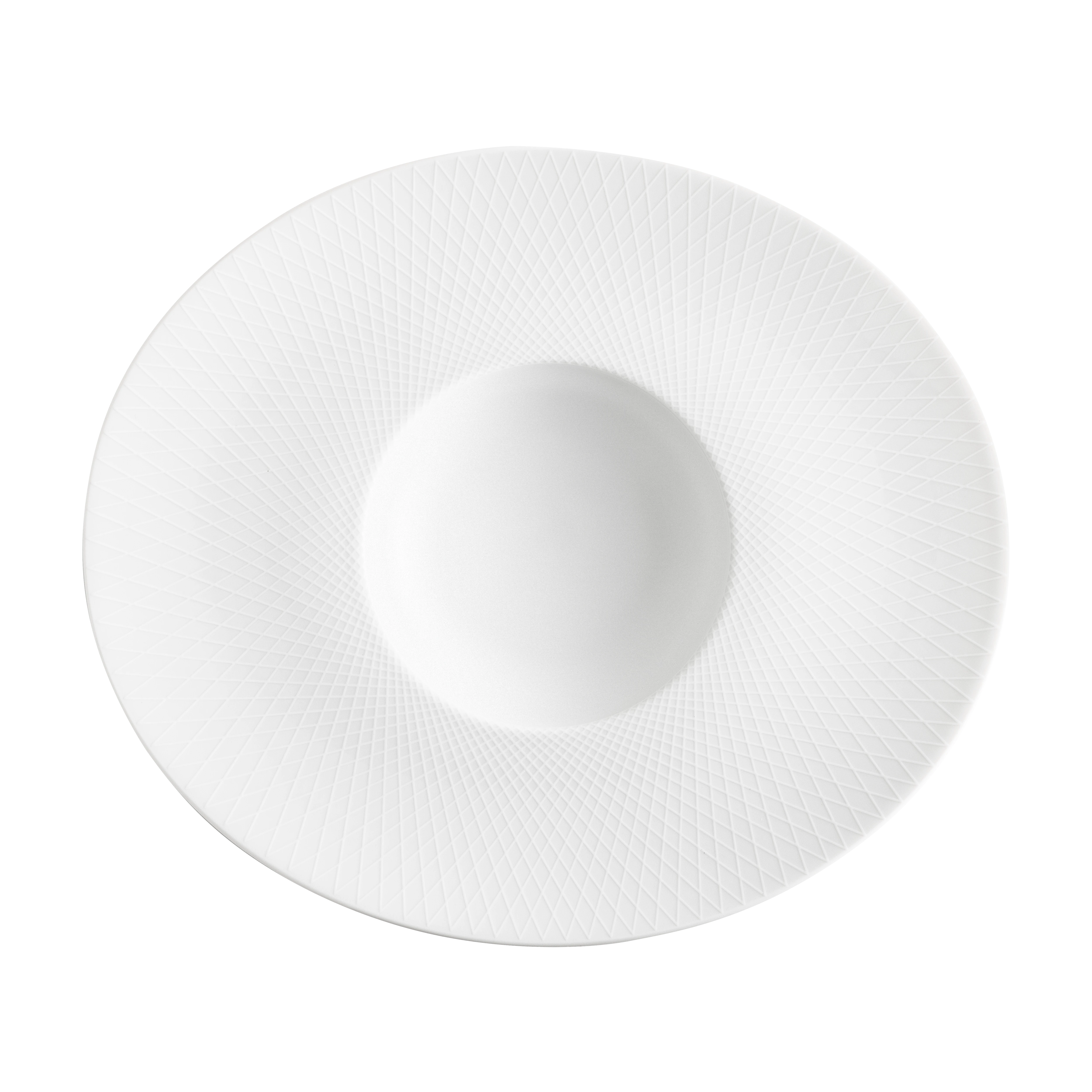 Блюдо овальное Degrenne Graphique Blanc Classique 32х27 см