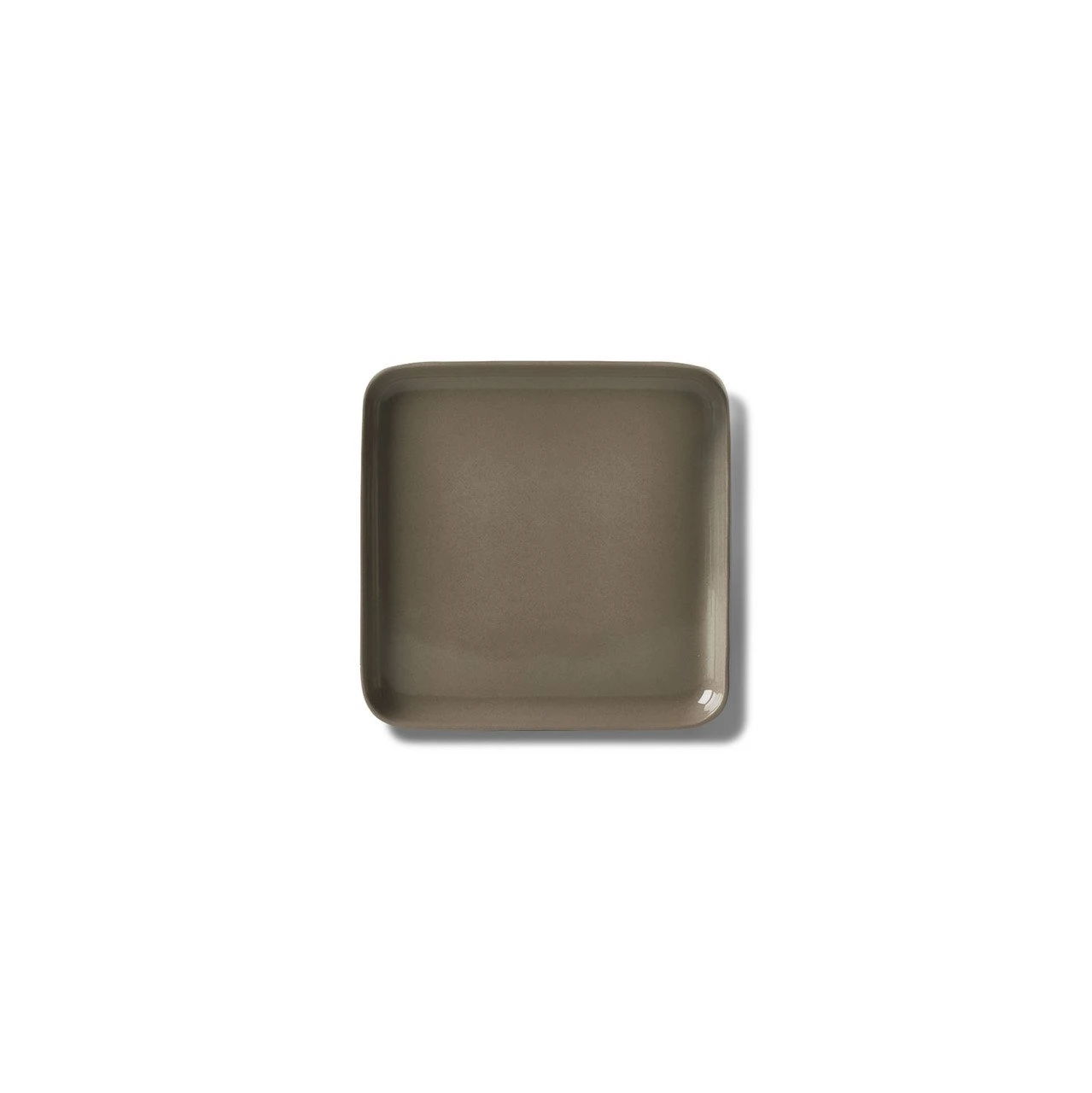 Тарелка квадратная Esma Dereboy Square 21x21x1,2 см, Тауп 