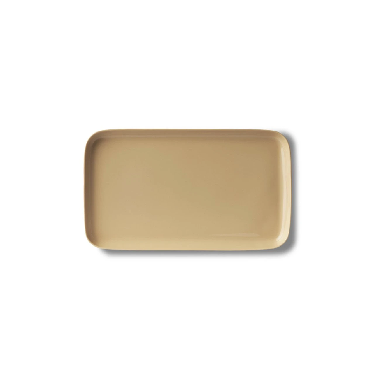 Тарелка прямоугольная Esma Dereboy Rectangle 26x13x1,2 см, Солома 