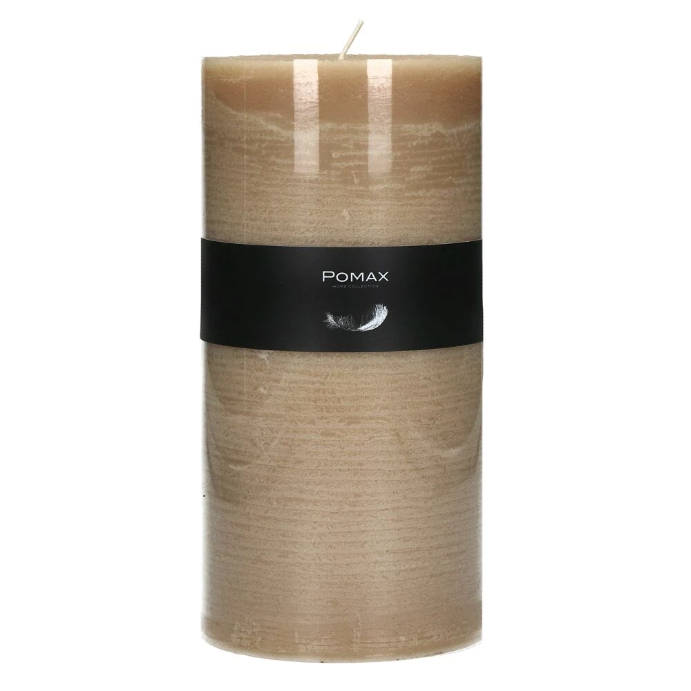Свеча Pomax 10х20 см, Бежевая