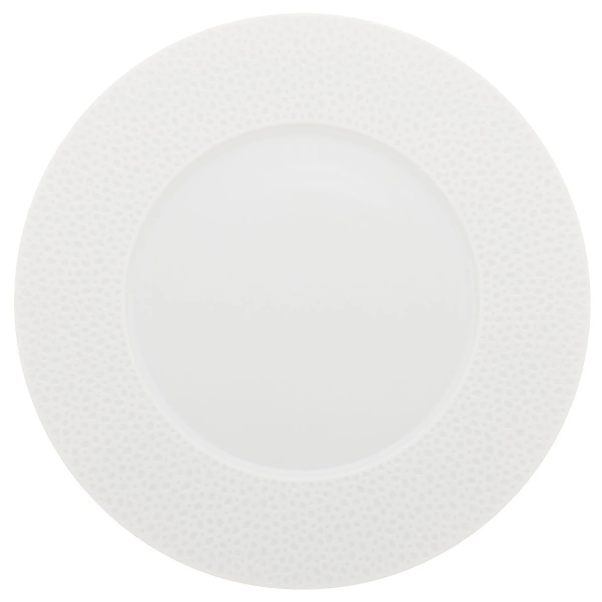 Тарелка обеденная Degrenne Collection L - Perles De Rosee Blanches 32 см, Белый