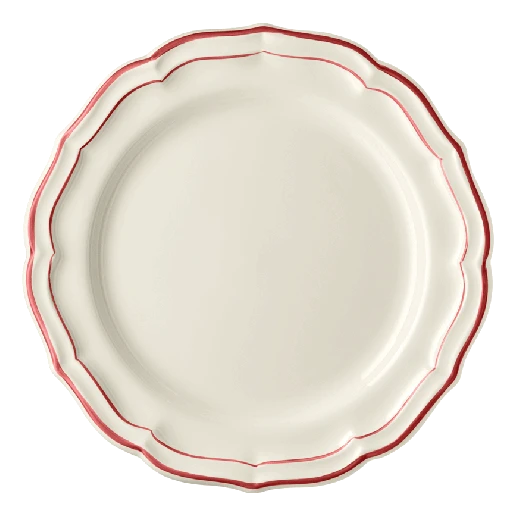 assiette-plate-rouge