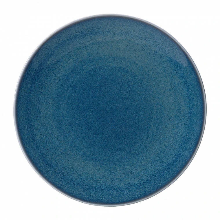 Тарелка обеденная Royal Crown Derby Art Glaze Candied Sky 27 см, Синий