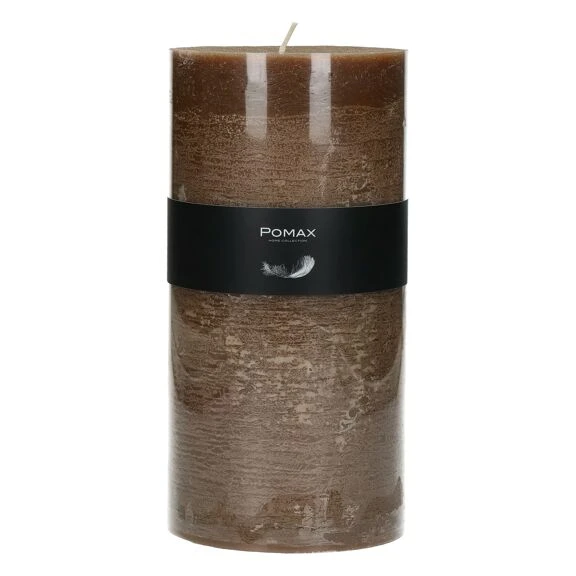 Свеча Pomax Candle 10х20 см, Коричневый