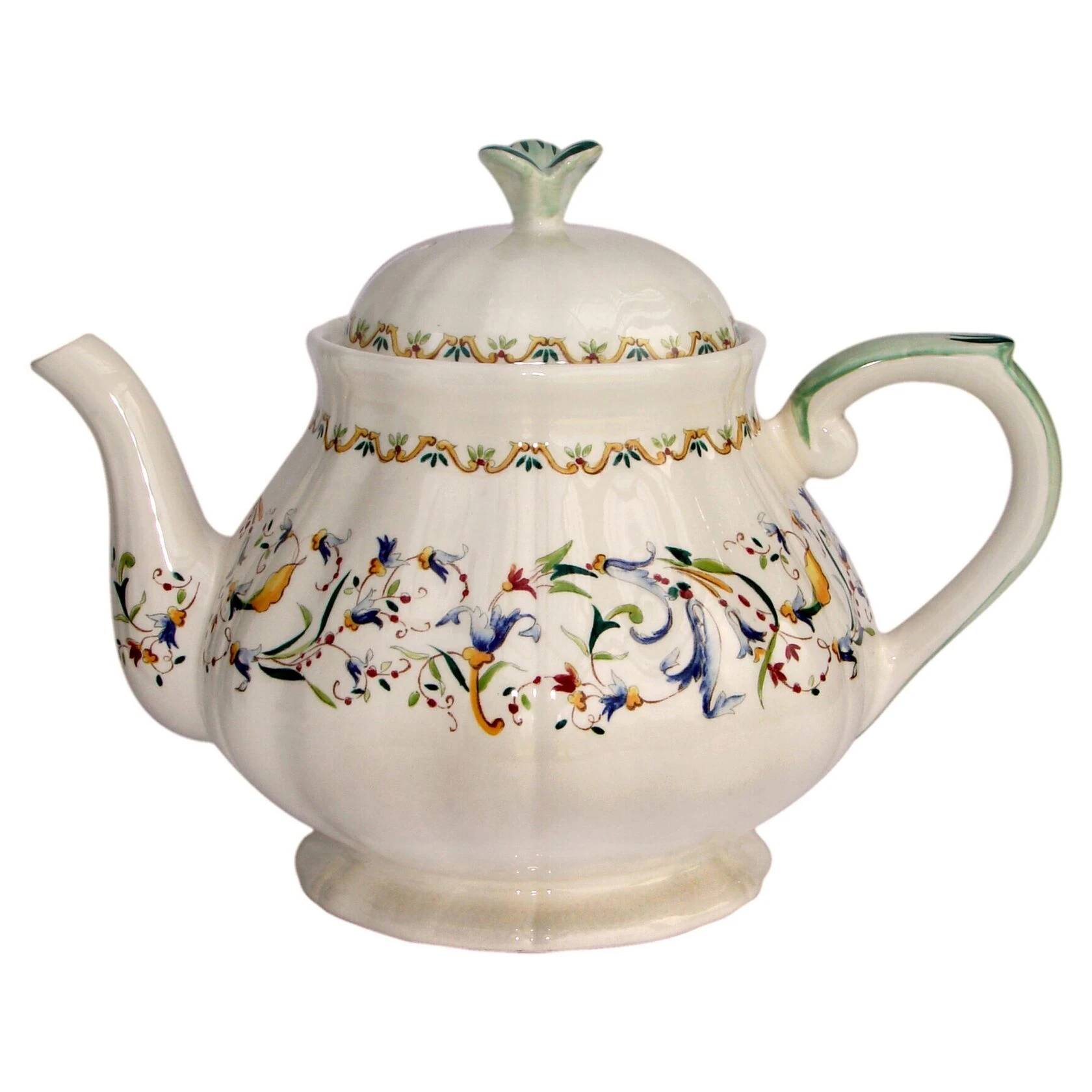 Чайник Gien Toscana 1100 мл, Белый, Разноцветный