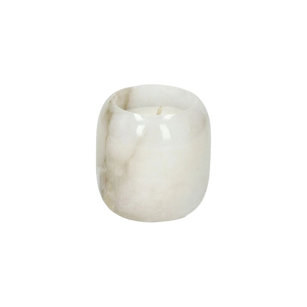 Свеча ароматическая 1 фитилm Pomax Alabaster 6х6 см, Белый