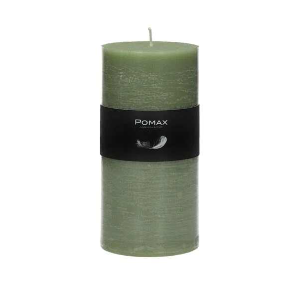 Свеча Pomax Candle 7х14 см, Зеленый