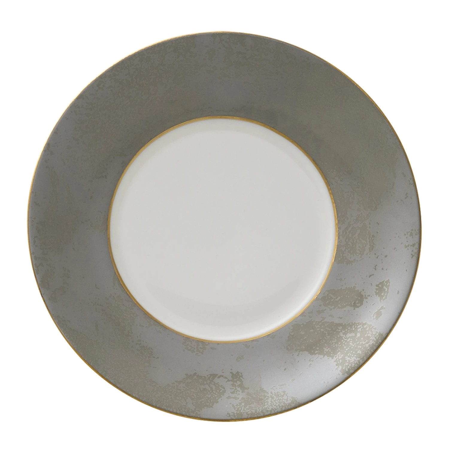 Блюдце Royal Crown Derby Crushed Velvet Grey 15,5 см, Серый