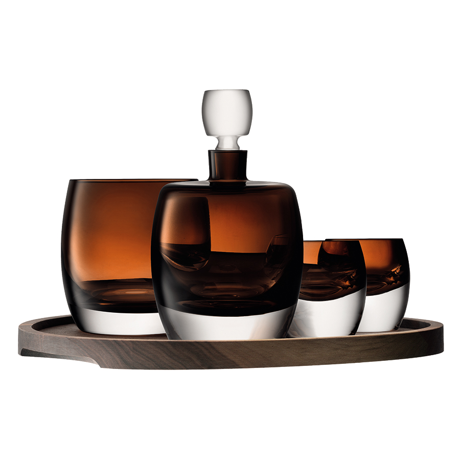 Набор для виски LSA Whisky Club, Коричневый, 5 пред.