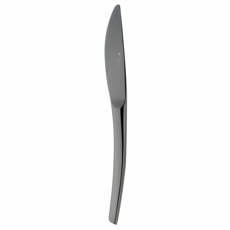 Нож столовый Degrenne Xy Black Miroir 23,3 см, Черный