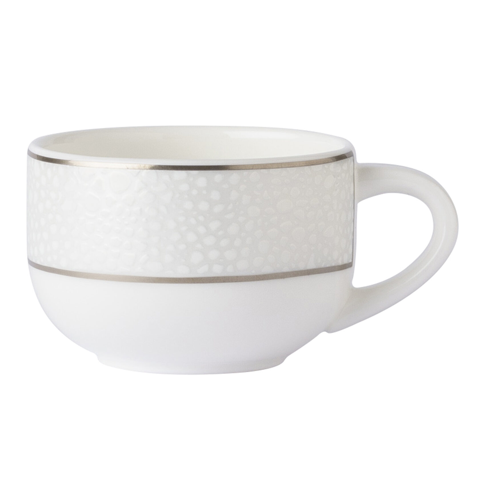 Чашка кофейная Royal Crown Derby Effervesce Pearl 85 мл, Белый, Серый