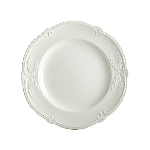 Тарелка для канапе Gien Rocaille Blanc 17 см, Белый,  Набор 4 шт.