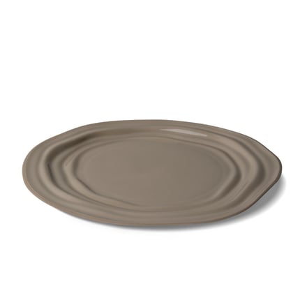 ПОД ЗАКАЗ Тарелка обеденная Esma Dereboy Ondina 30x30x2 см, Тауп