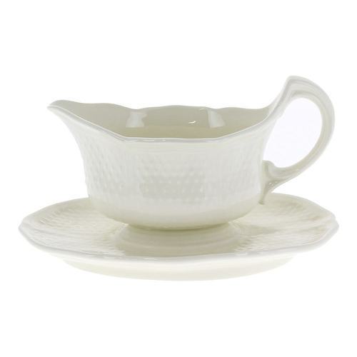 Соусник Gien Pont Aux Choux Blanc 400 мл/24х15 см, Белый