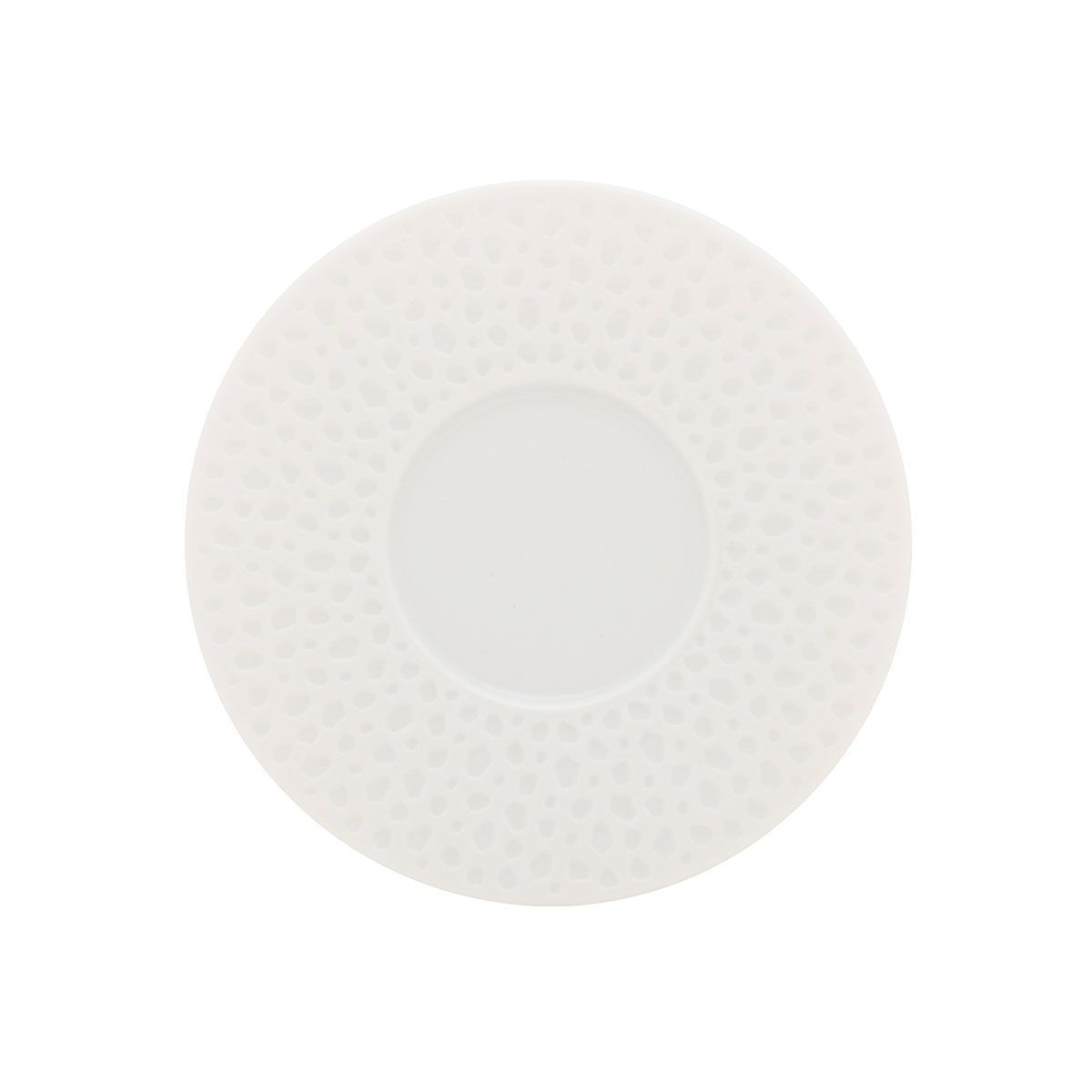 Блюдце Degrenne Collection L - Perles De Rosee Blanches 12,6 см, Белый