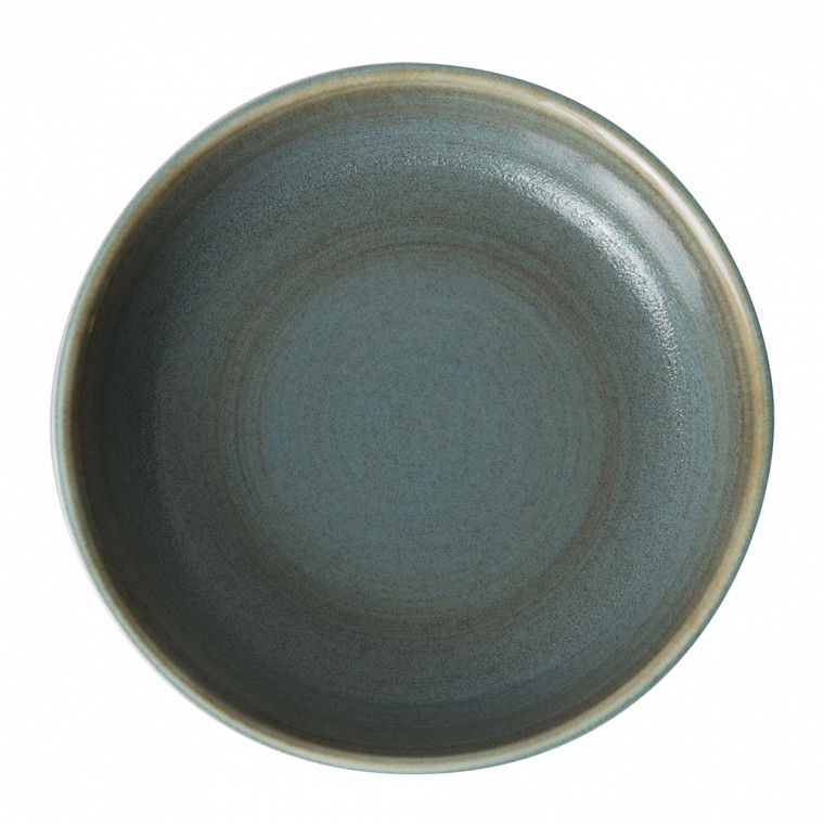 Соусное блюдо Royal Crown Derby Studio Glaze Ocean Whisper 11 см, Сине-серый