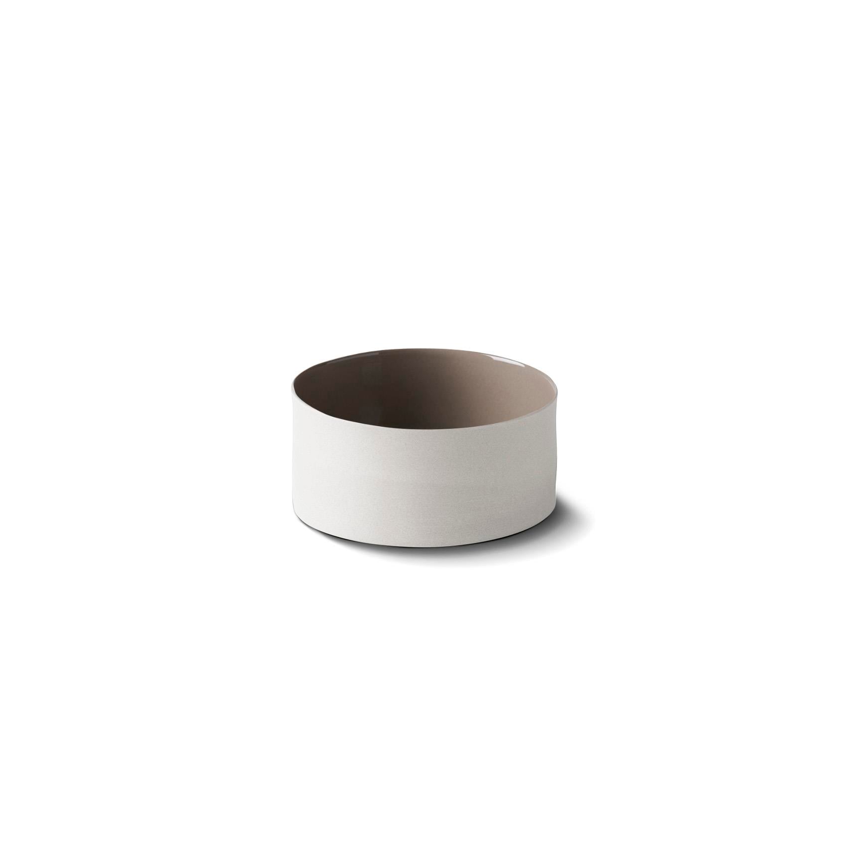 Пиала Esma Dereboy Cylinder 11x5 см, Айвори, Тауп