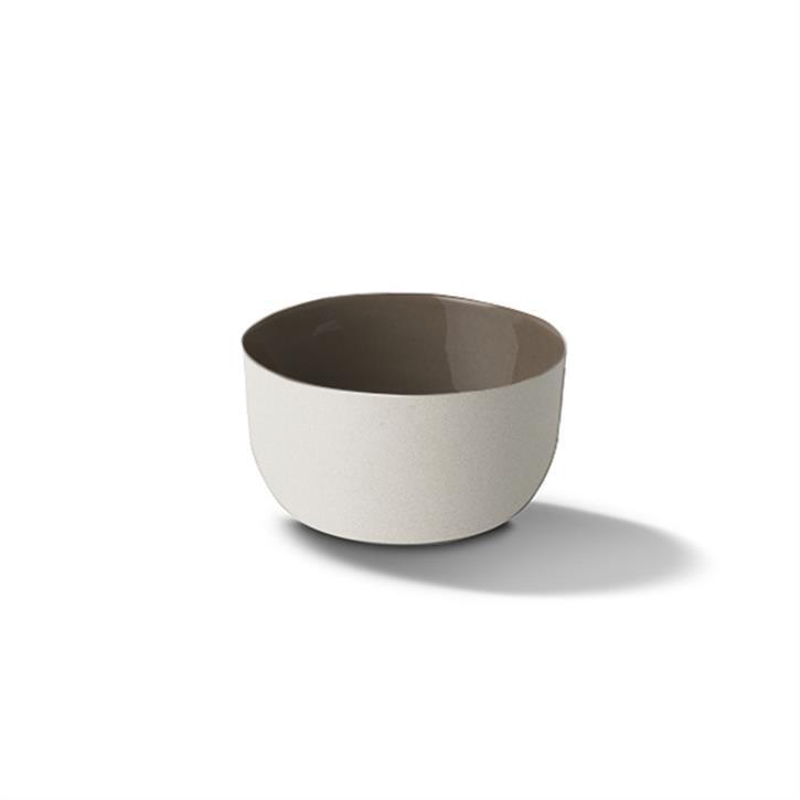 Пиала Esma Dereboy Round 12x6,5 см, Айвори, Тауп 