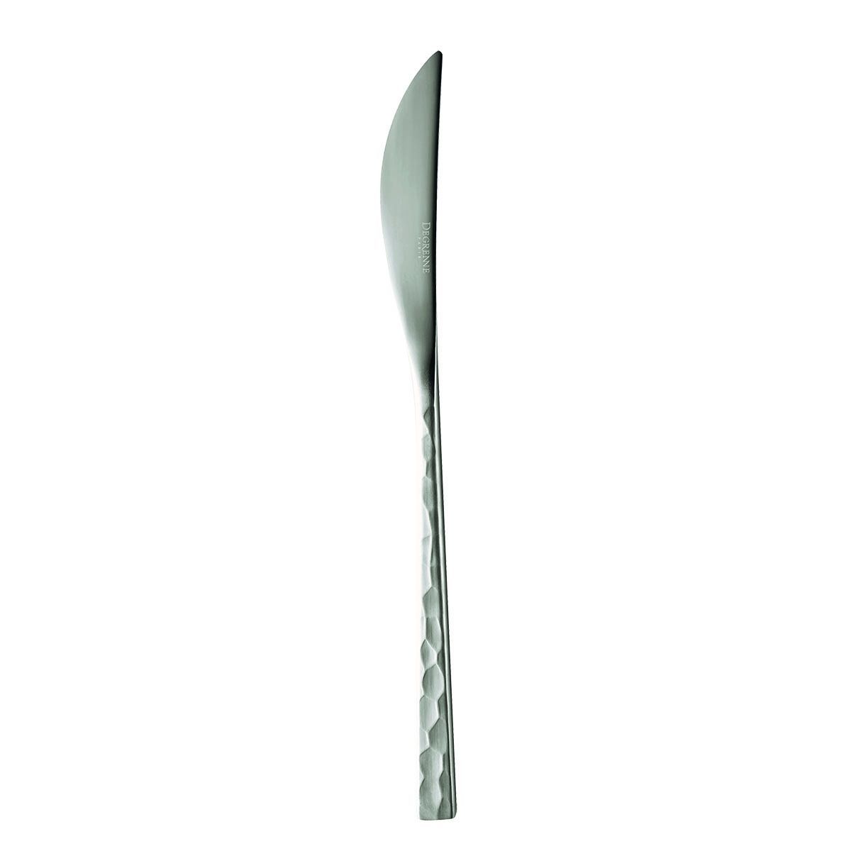 Нож столовый Degrenne Fuse Martele 21,5 см, Серебряный