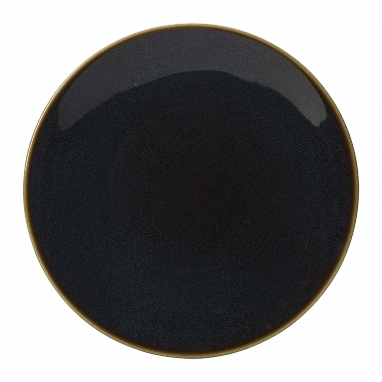 Тарелка обеденная Royal Crown Derby Art Glaze Clouded Smoke 25,5 см, Дымчатый