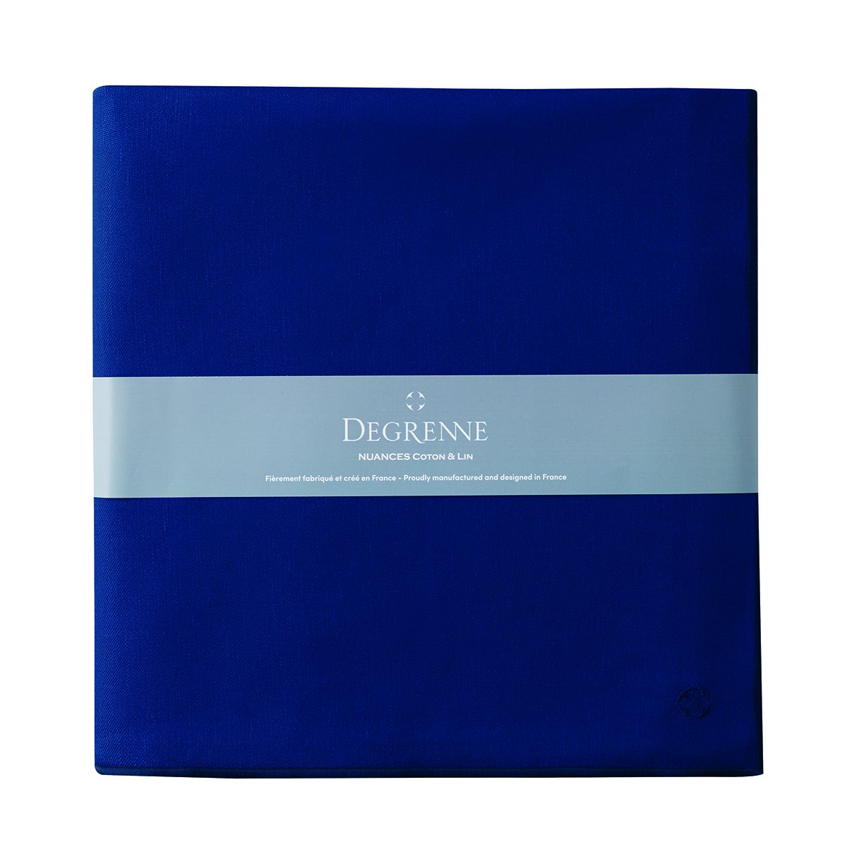 Скатерть Degrenne Nuances Coton & Lin Blue Roy 180 х 180 см, Синий
