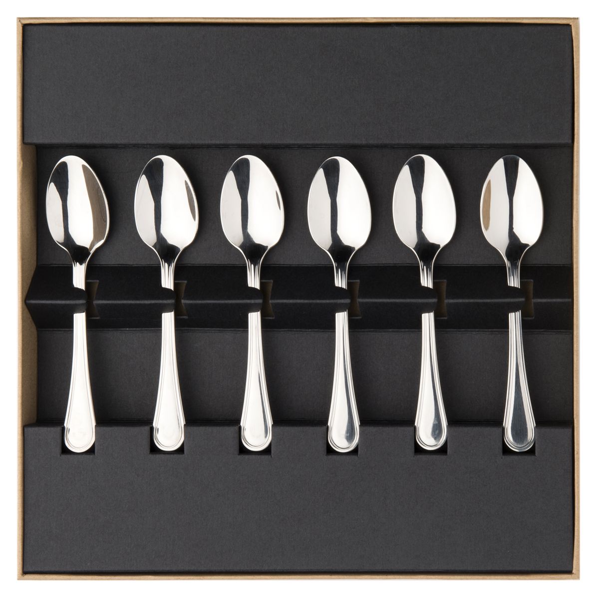 Ложка для кофе Degrenne Confidence Miroir 11 см, Серебряный, Набор, 6 шт