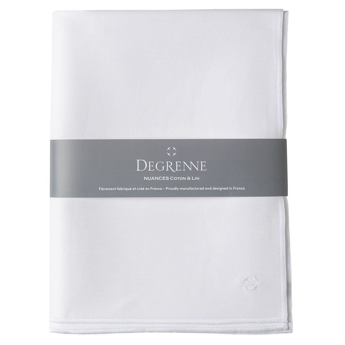 Скатерть Degrenne Nuances Coton & Lin Blanc 180 х 250 см, Белый