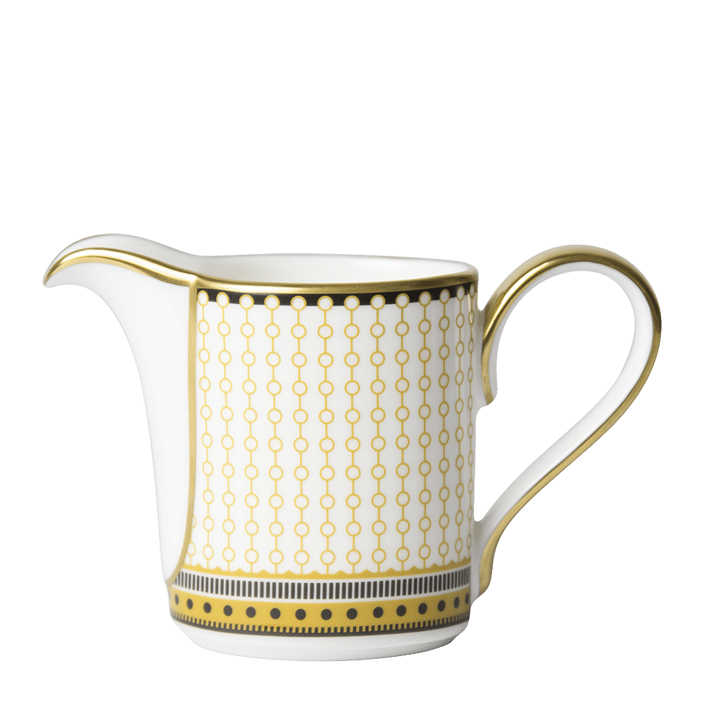 Сливочник Royal Crown Derby Oscillate Ochre 115 мл, Белый, Золотой