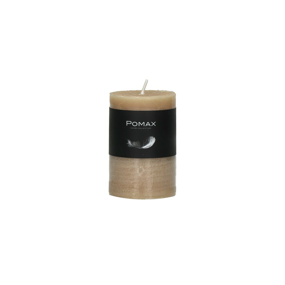 Свеча Pomax Candle 5х8 см, Бежевый