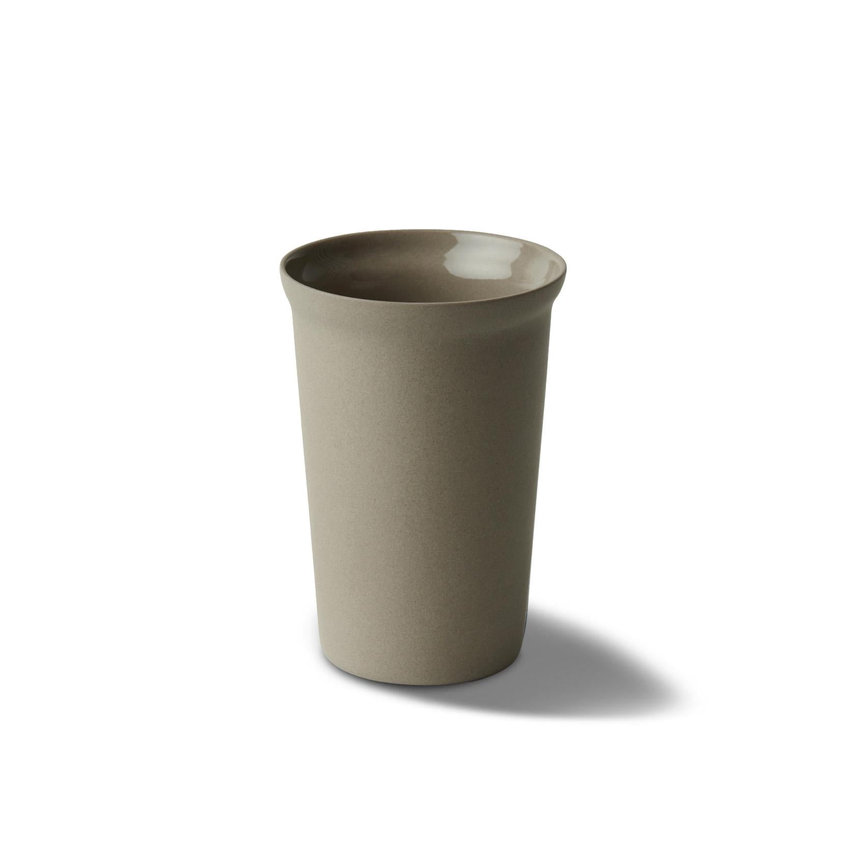 Стакан для воды высокий Esma Dereboy Figures Espresso 150мл, Тауп