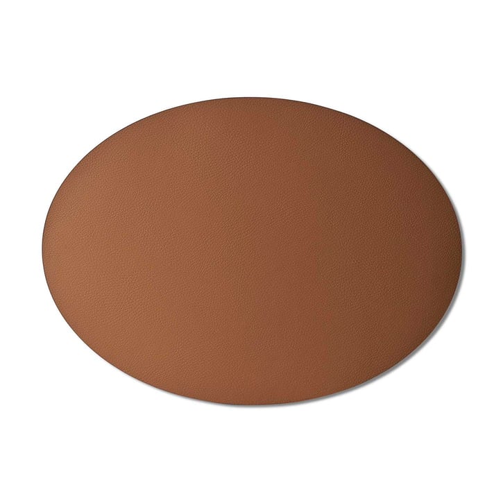 Плейсмат овальный Esma Dereboy Table Mat 48х35 см, Рыжевато-коричневый   