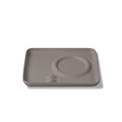 Блюдце для чайной чашки Esma Dereboy Rectangle 16x13 см, Тауп