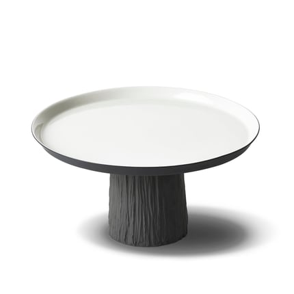 Подставка для торта Esma Dereboy Tree Round 26,5х26,5х12,5см, Графит, Айвори