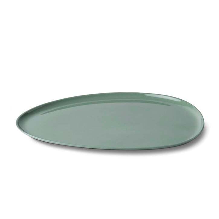Тарелка обеденная  Esma Dereboy Stone 36x28x1,4 см, Нил