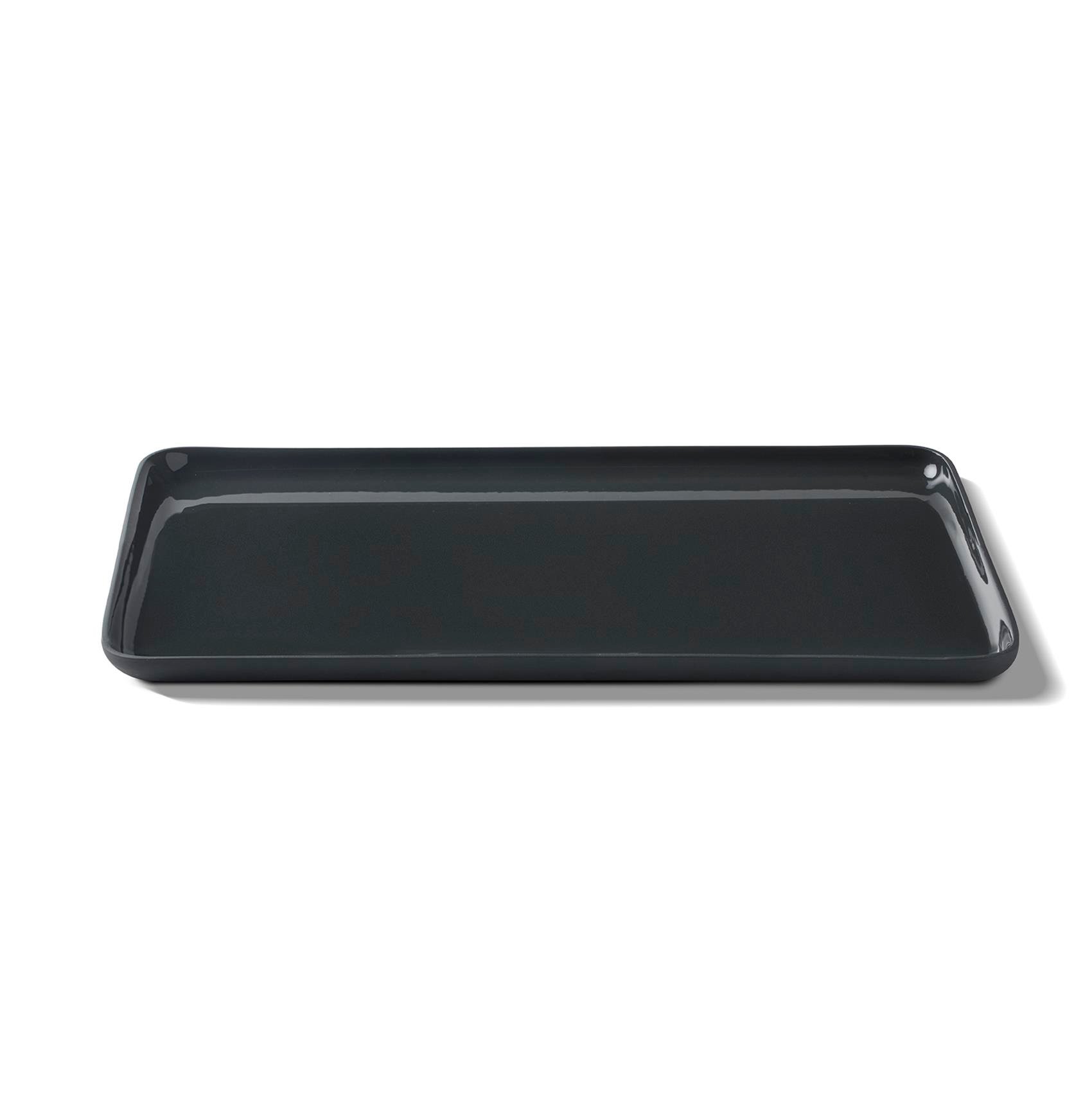 Тарелка прямоугольная Esma Dereboy Rectangle 29x17x1,2 см, Графит   