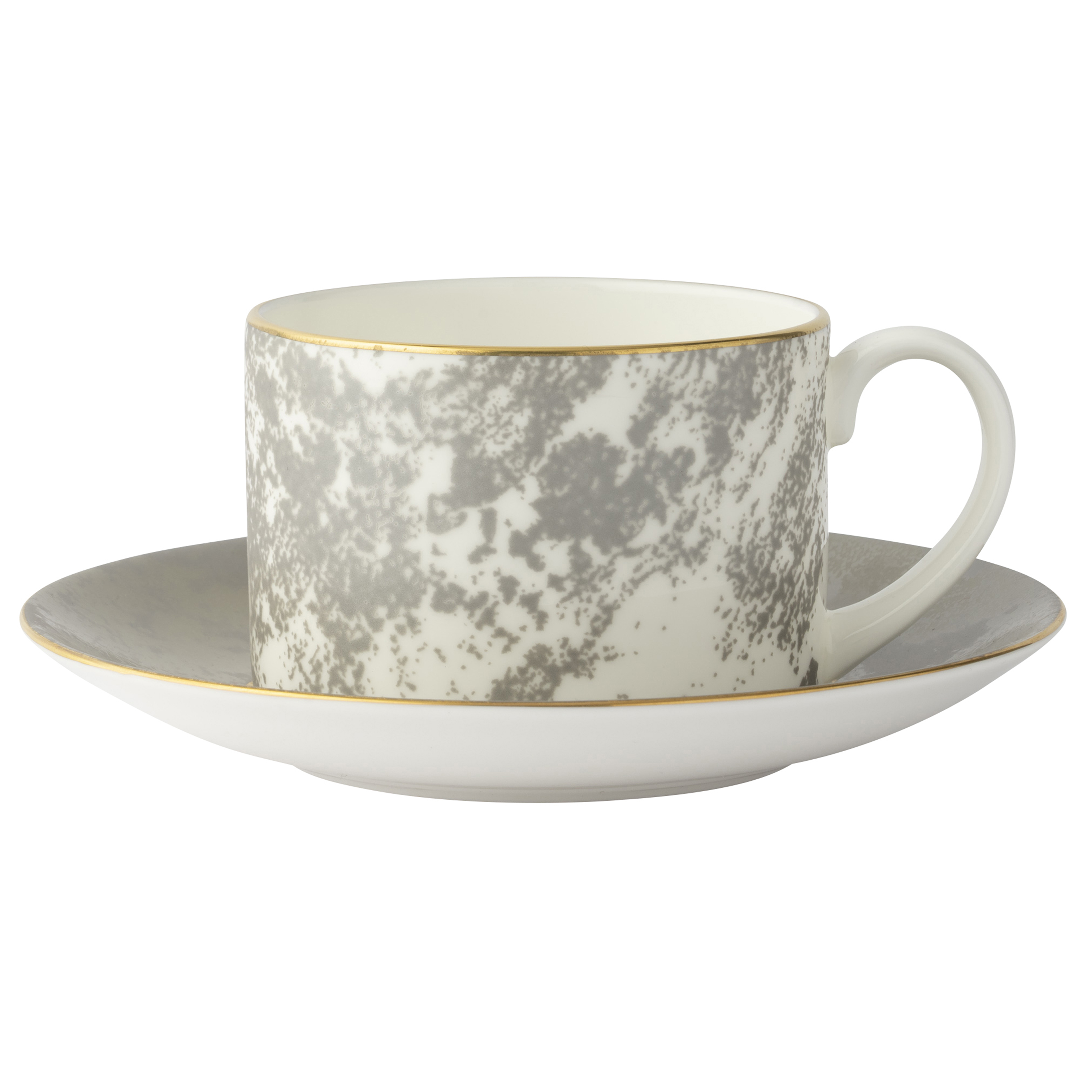 Чашка чайная Royal Crown Derby Crushed Velvet Grey 255 мл