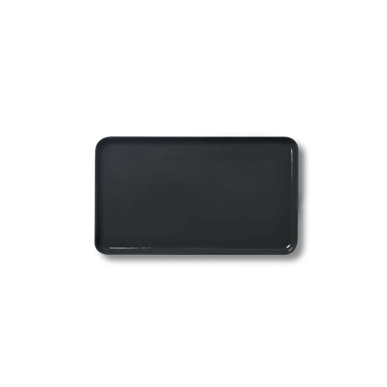 Тарелка прямоугольная Esma Dereboy Rectangle 20x11x1,2 см, Графит   