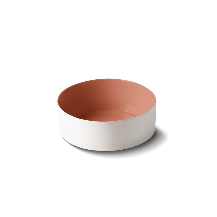 Пиала Esma Dereboy Cylinder 15x5 см, Айвори, Коралл  