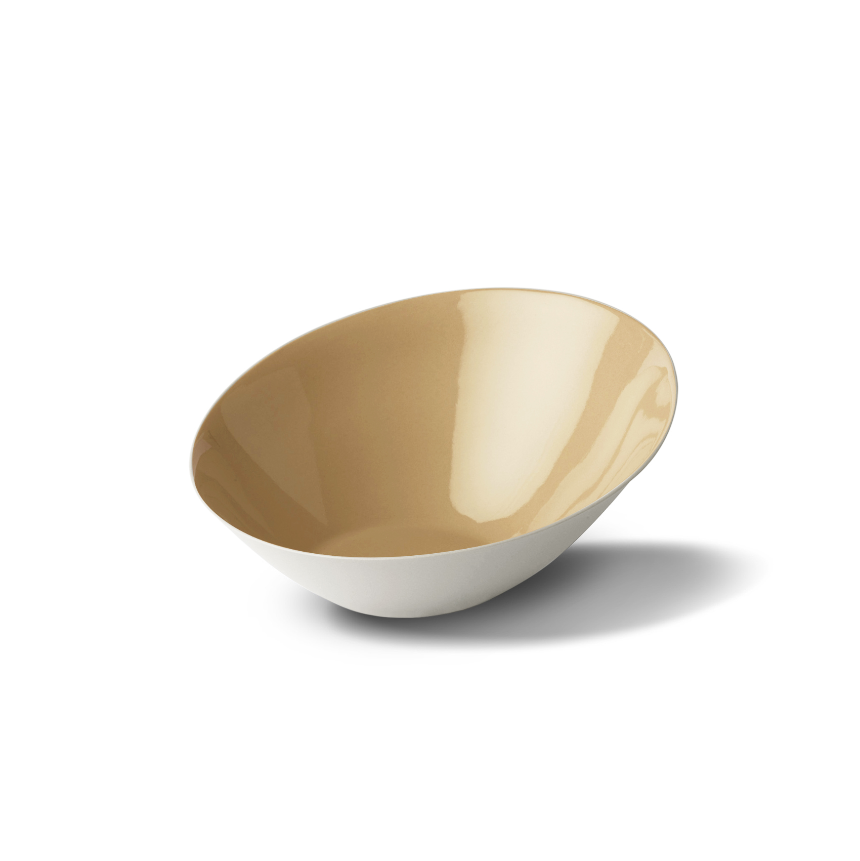 Чаша Esma Dereboy Ellipse 19х10 см, Айвори, Солома   