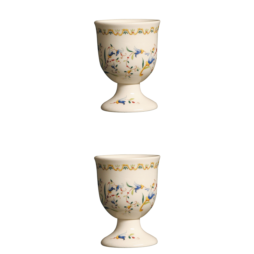 Подставка для яиц Gien Toscana 5,2х7 см, Белый, Разноцветный,  Набор 2 шт.